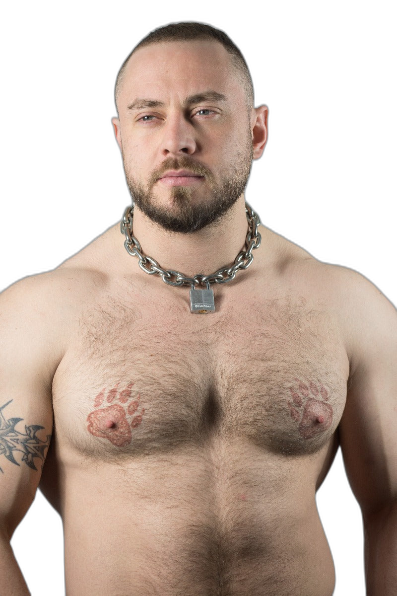 ruff GEAR Pitbull Chain 6mm with 30mm Master Lock