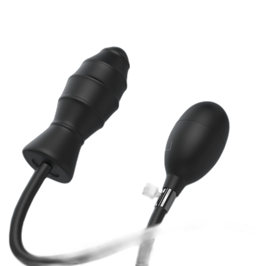 Spiral - Inflatable Butt Plug - Silicone Anal Plug