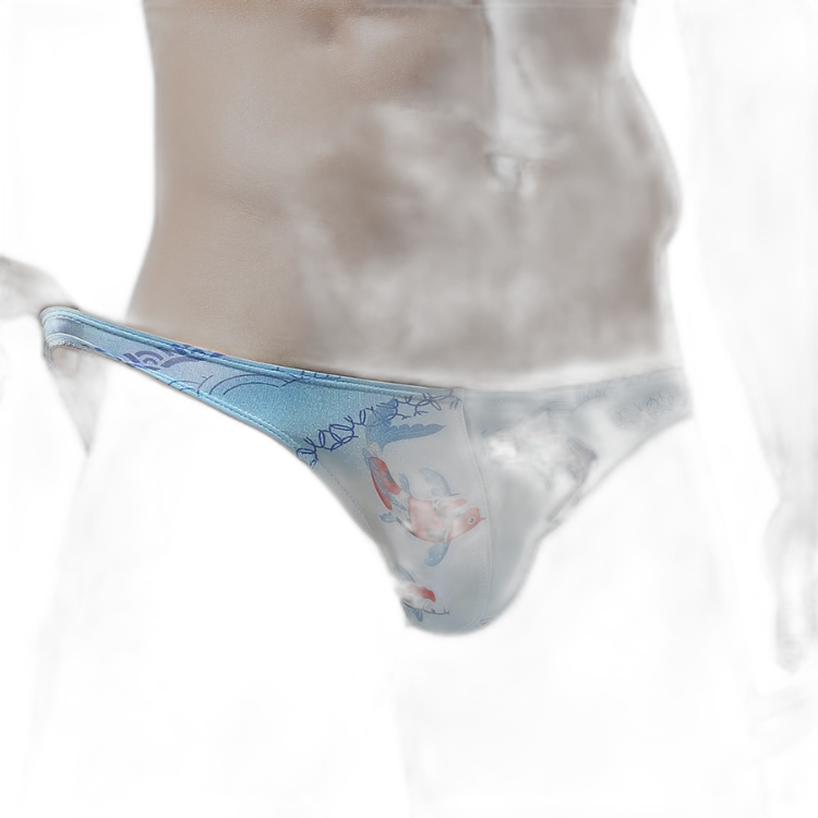 SEOBEAN Ultra Low-Rise Koi Briefs