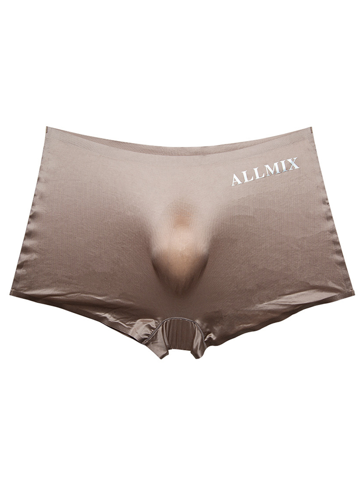 2 Pack ALLMIX Men's Seamless 3D Convex Pouch Trunks