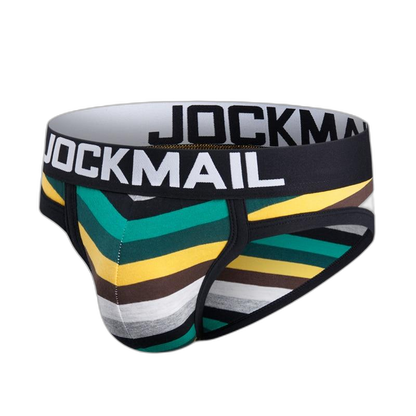 Jockmail Striped Briefs