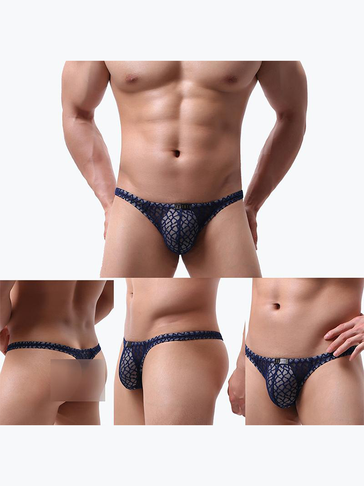 Men's Breathable Mesh Thongs