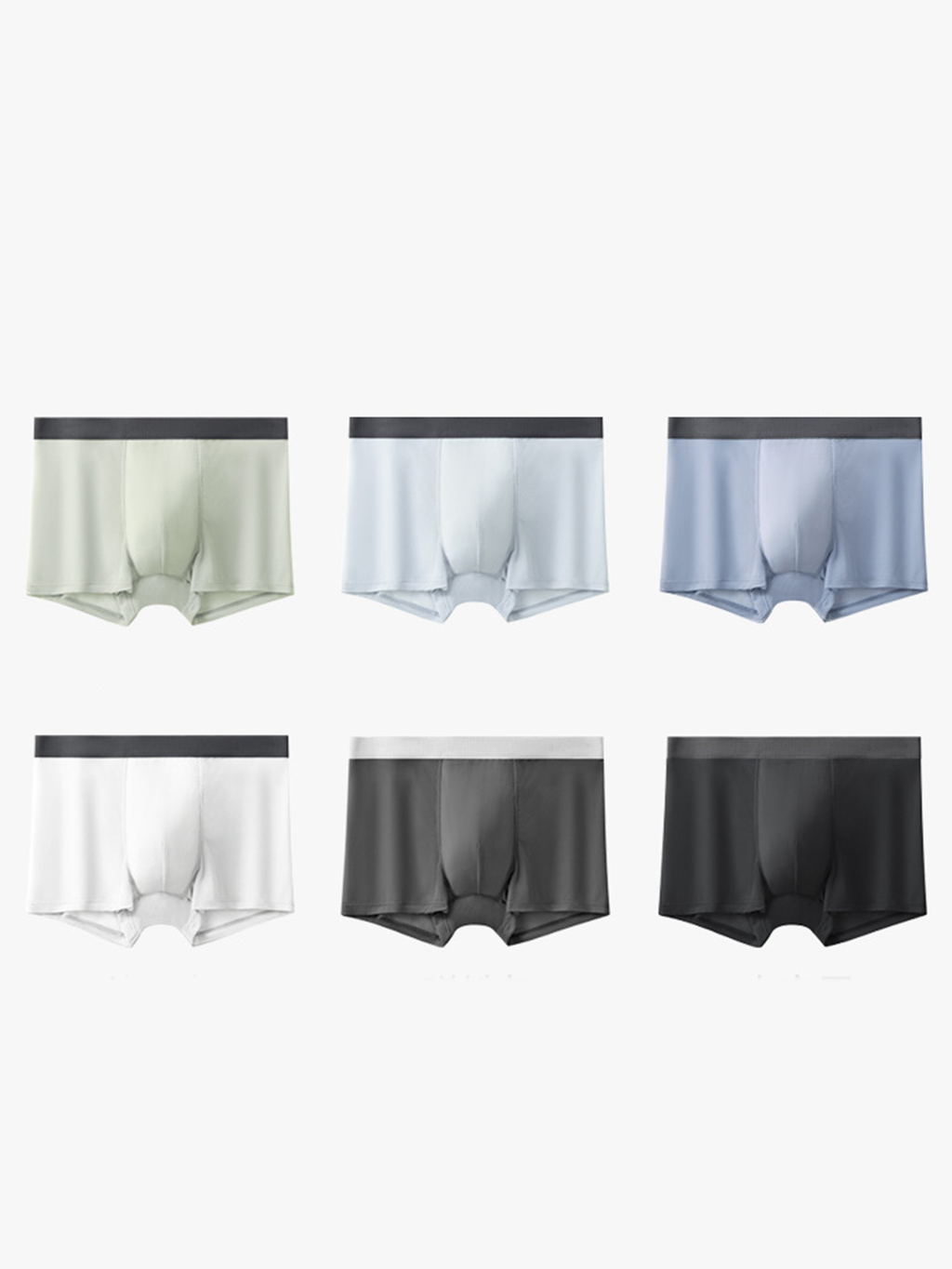 4 Pack Men’s Seamless Comfy Pouch Trunks
