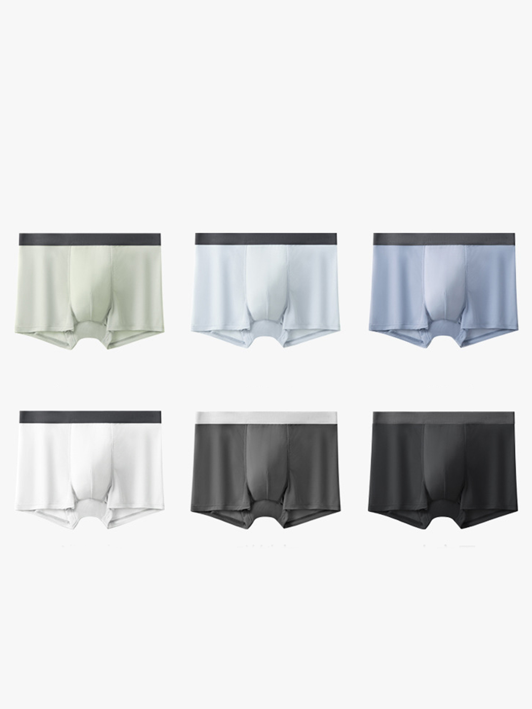 4 Pack Men’s Seamless Comfy Pouch Trunks