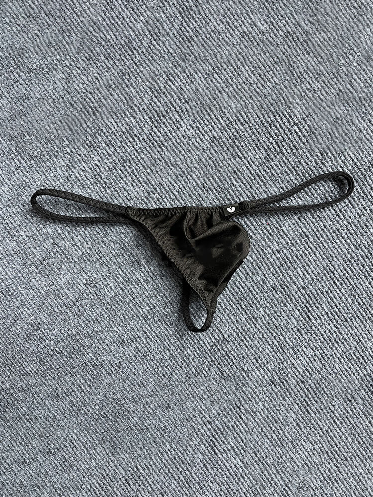 Men's Shiny High Elastic Durable Nylon Thong