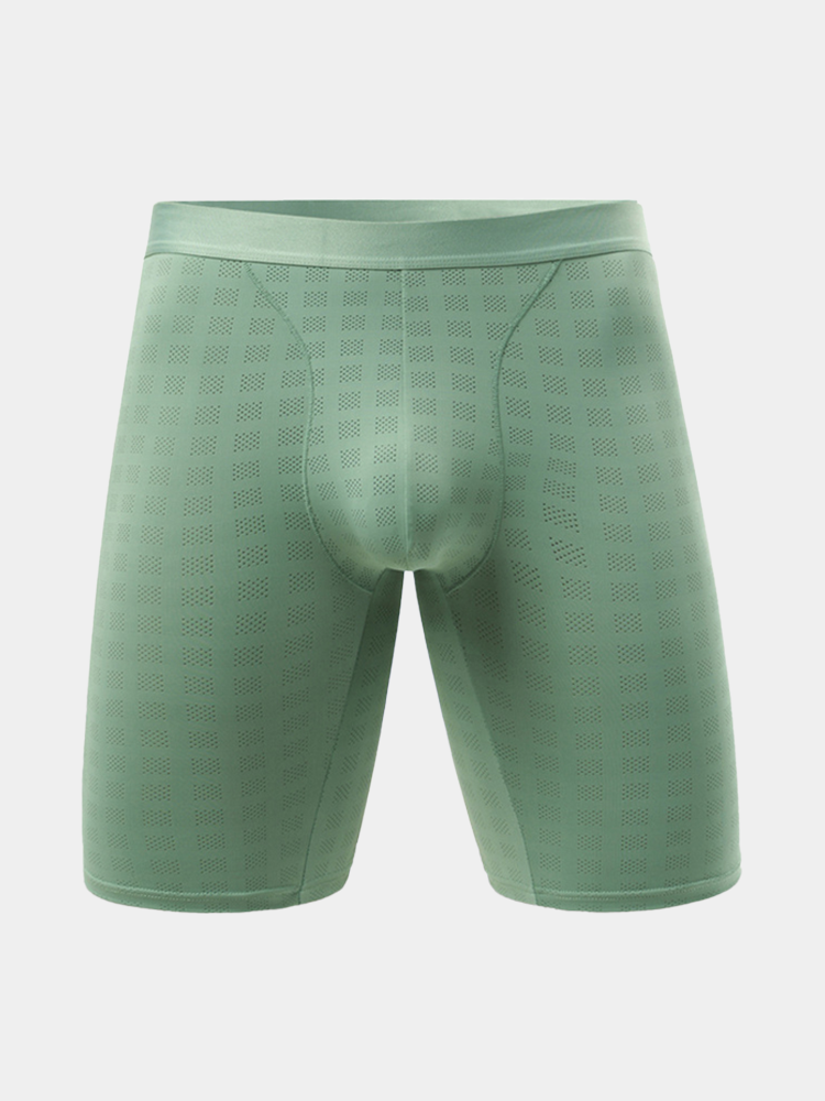 2 Pack Men’s Front Pouch Mesh Boxer Briefs