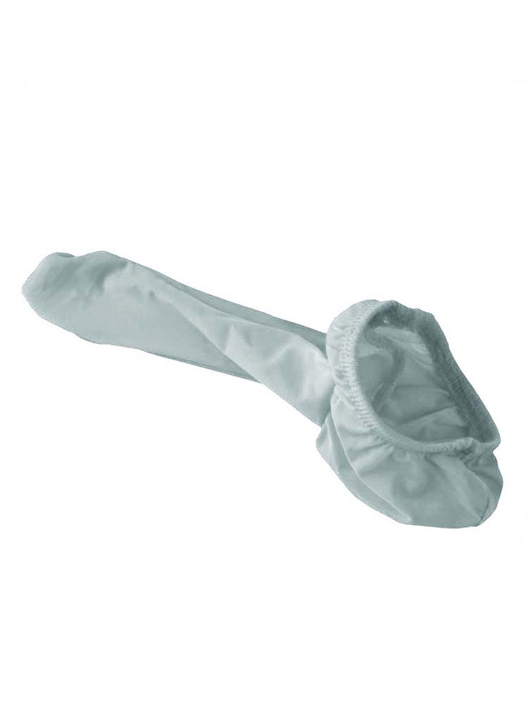 Solid Color Ice Silk Cock Sock