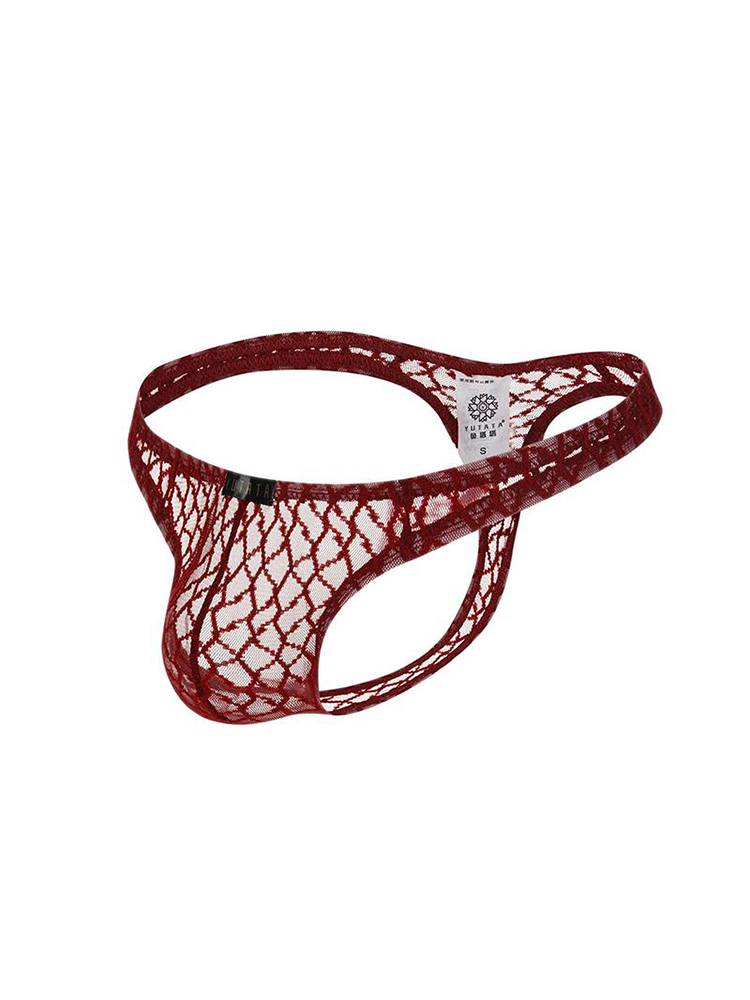 Men's Breathable Mesh Thongs