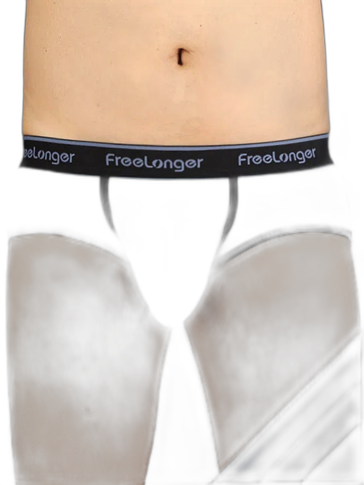 FreeLonger Men's Microfiber Covered Silky Touch Briefs