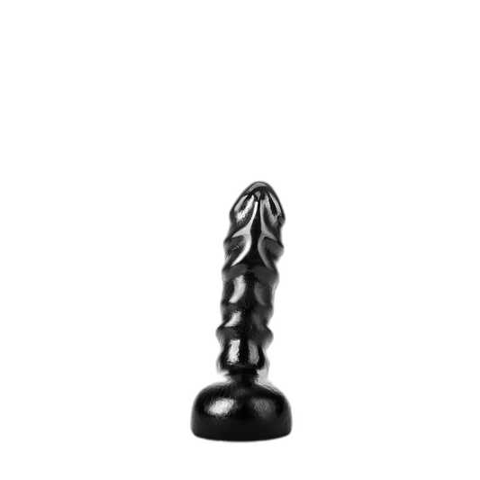 ruff GEAR Super Rib Dildo 9.4 Inch Black