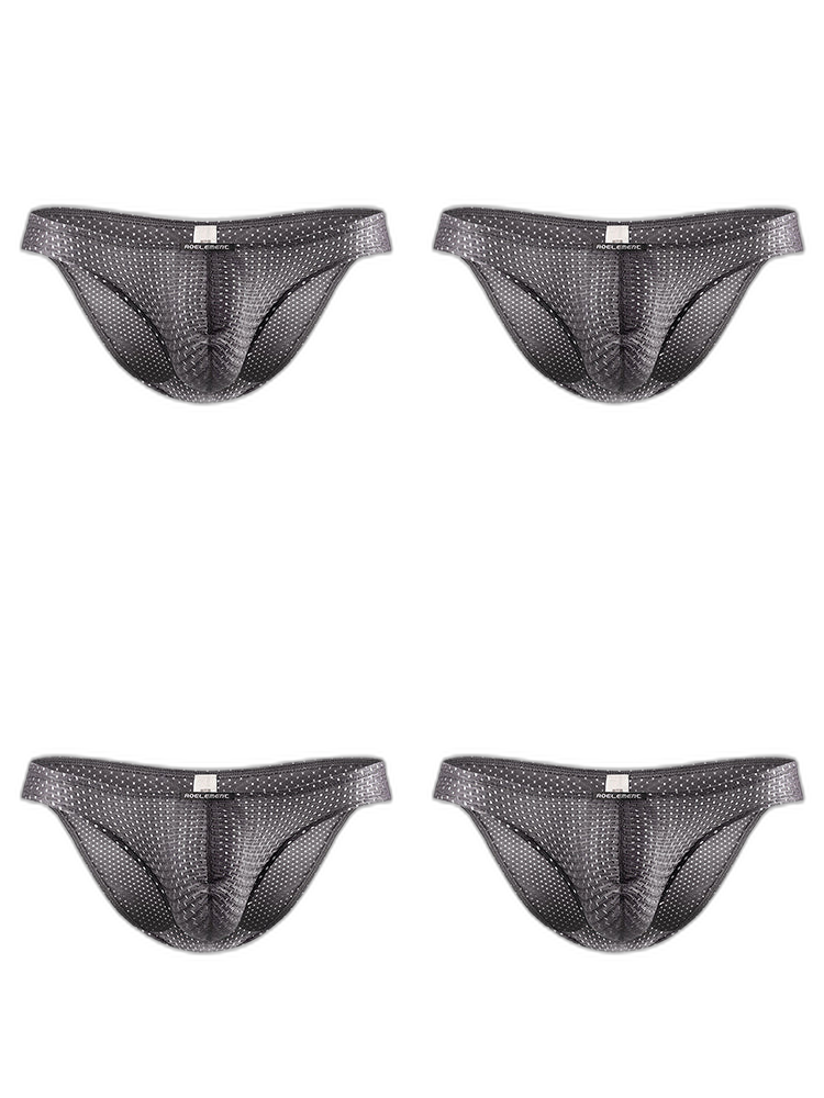 Men's Mesh Ice Silk Breathable Briefs