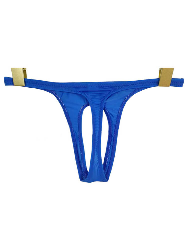 Men's Sexy Front Hollow Design Low Rise Thong
