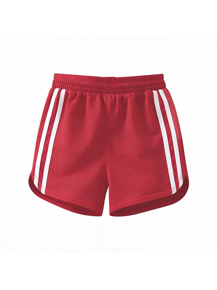 Men's Striped Casual Straight-Leg Board Shorts