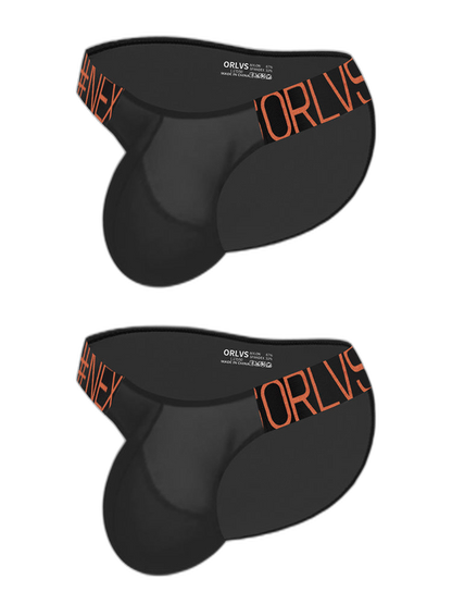 2-Pack Breathable Comfort High Slit Men's Briefs