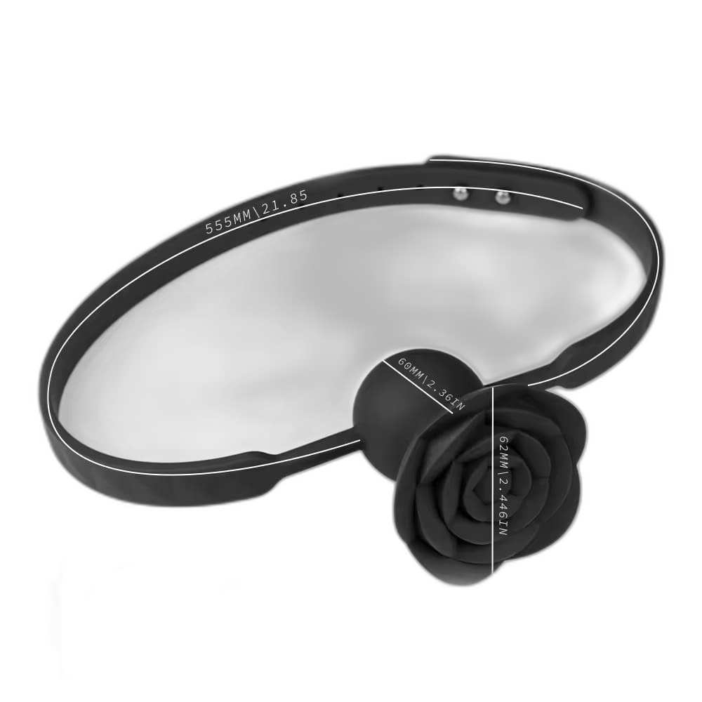 Blazing Rose - Silicone Rose Ball Gag - Vibrating Bondage Toy