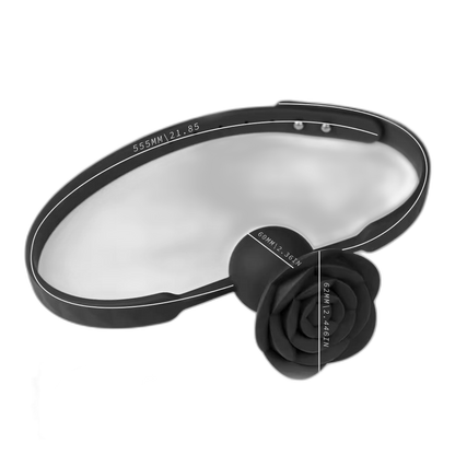 Blazing Rose - Silicone Rose Ball Gag - Vibrating Bondage Toy