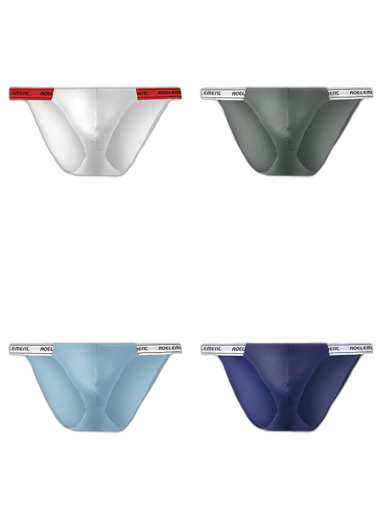 4 Pack Men’s Large Pouch Tight Stretchy Bikini