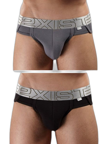 2 Pack Men's Lift No-Show Briefs