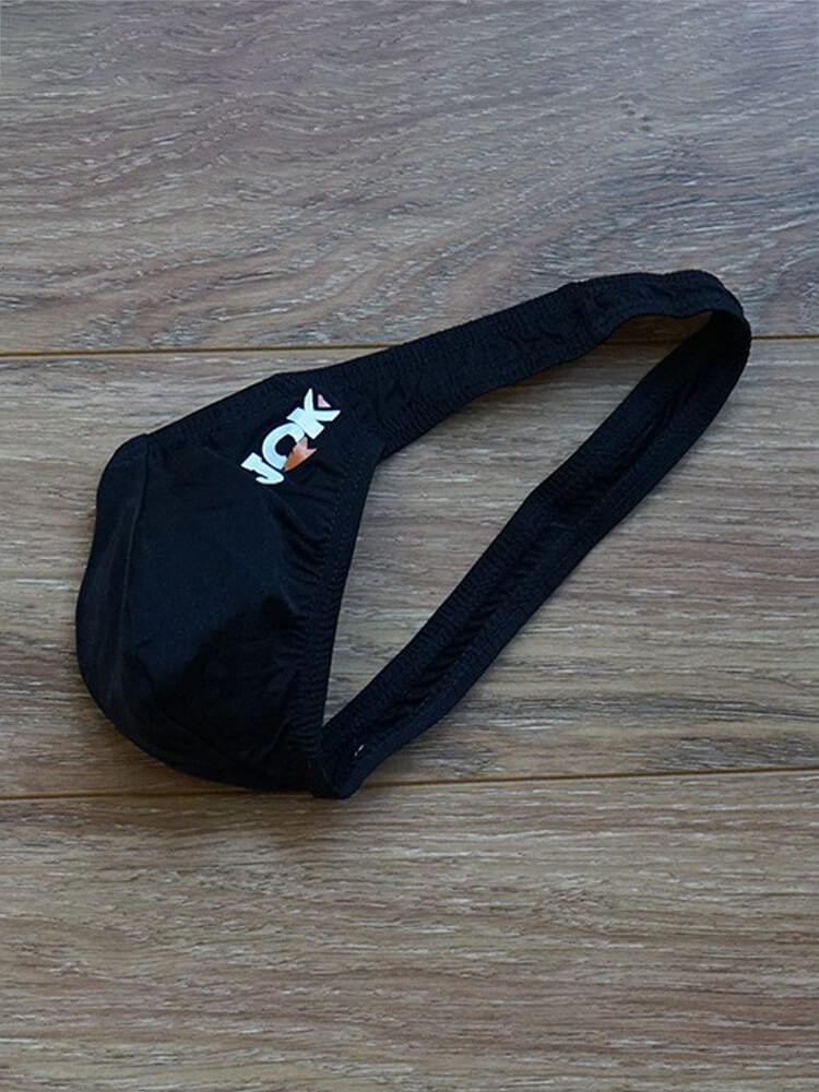 Men's Sexy Low-Rise Single-Side Ice Silk Thong
