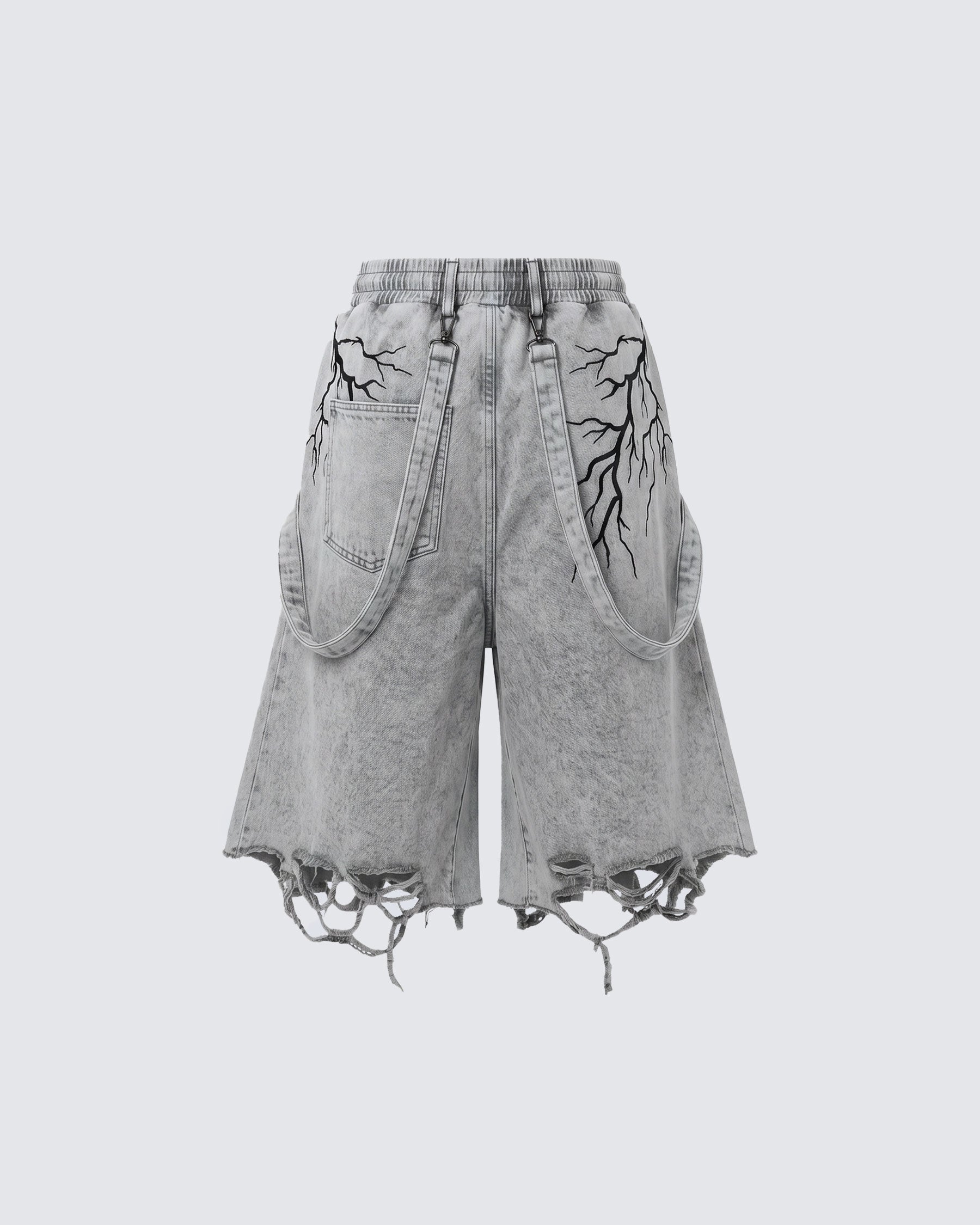LIGHTNING Series | New Strap Wide-Leg Shorts