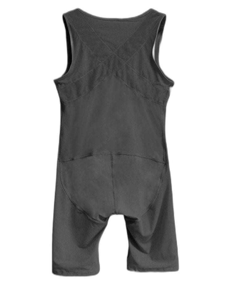 Men’s Abdomen Body Shaper Legs Control Bodysuit