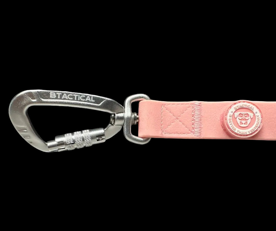 Tactical Carabiner Clip Lead Pink