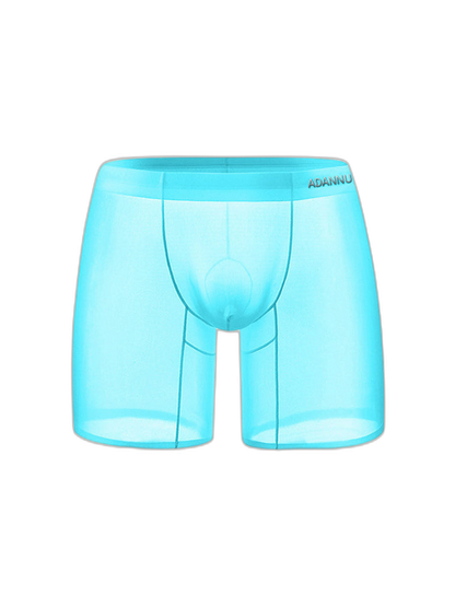 2 Pack Men's Ultra-Thin Breathable Semi-Transparent Pouch Midway Briefs