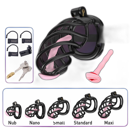 Omazor - Chastity Cage with Belt
