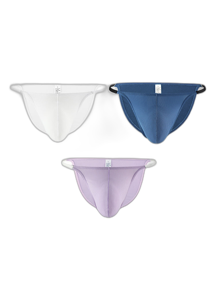 Men's Sexy Big Support Pouch Low-rise String Bikini