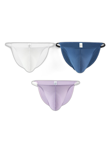 Men's Sexy Big Support Pouch Low-rise String Bikini
