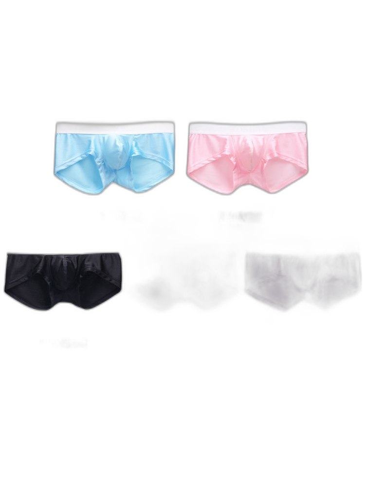 2 Pack Men's Contoured Pouch Sexy Trunks