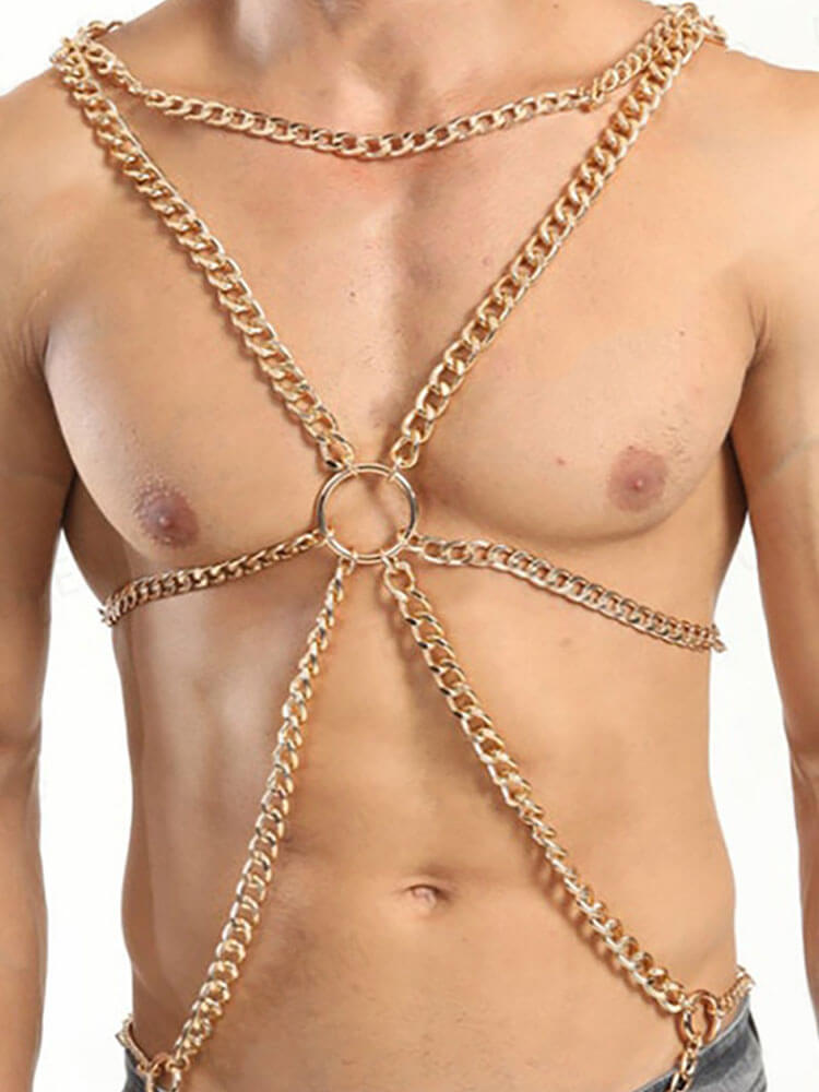 Men's Multi-Style Sexy Bondage Metal Body Chain