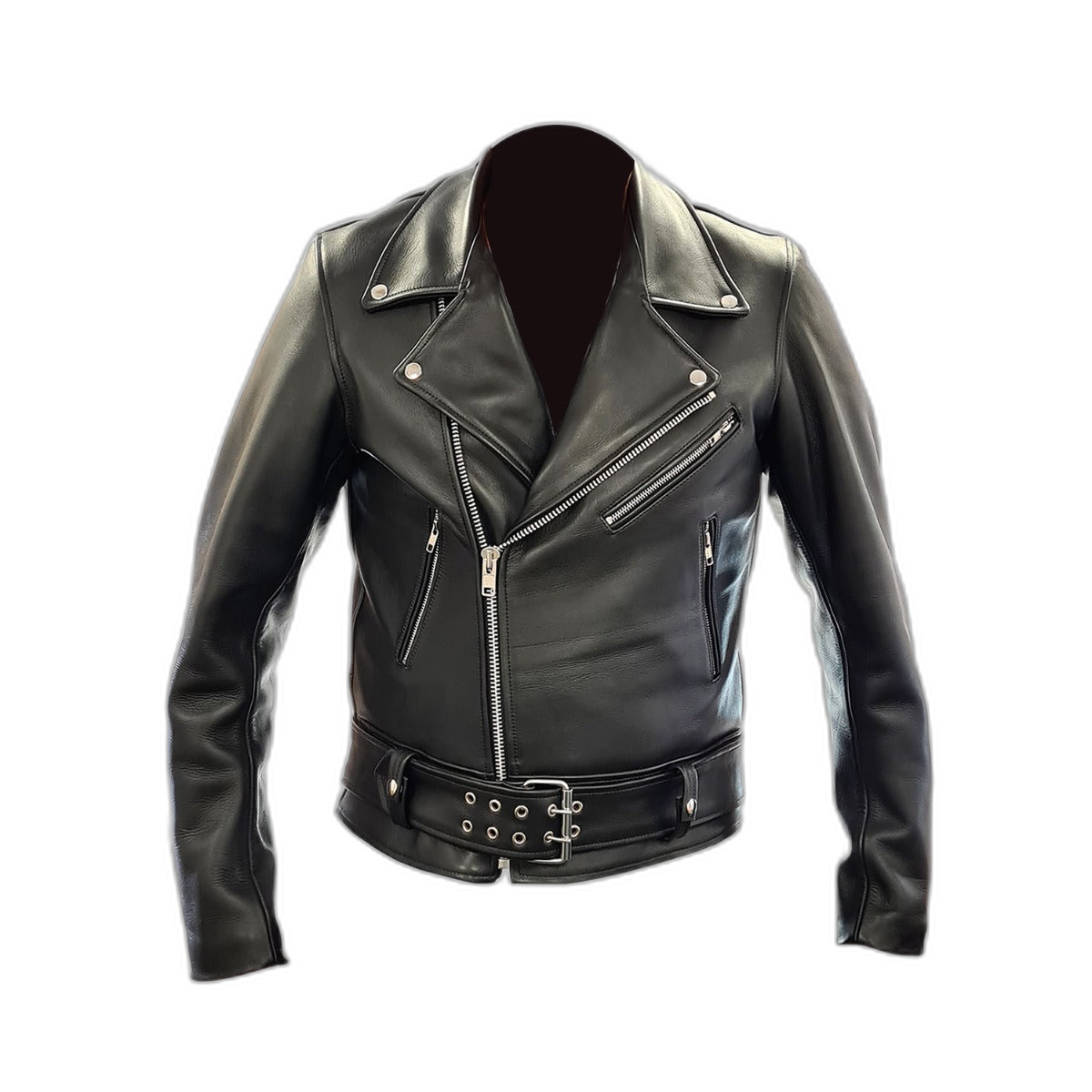 Prowler RED Leather Police Jacket