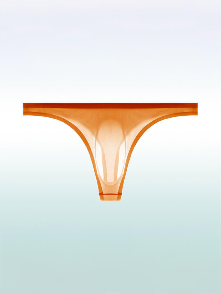Men's Ultra-Thin Transparent Sexy Low-Rise Thong