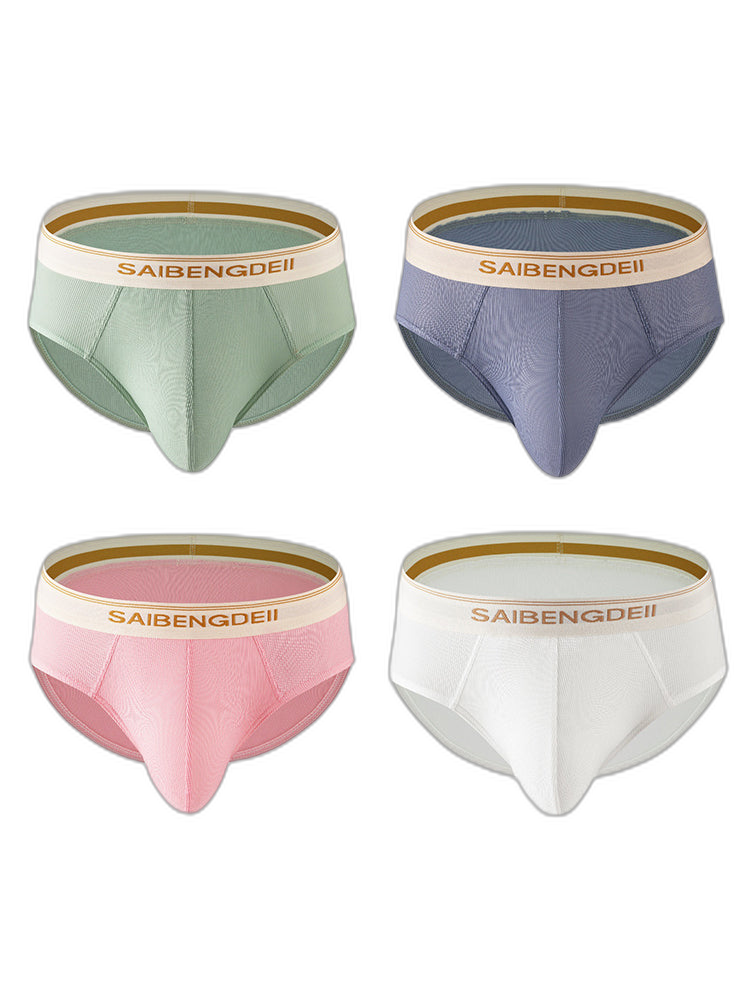 Men's Threaded Fabric U-Raised Low Rise Trunks
