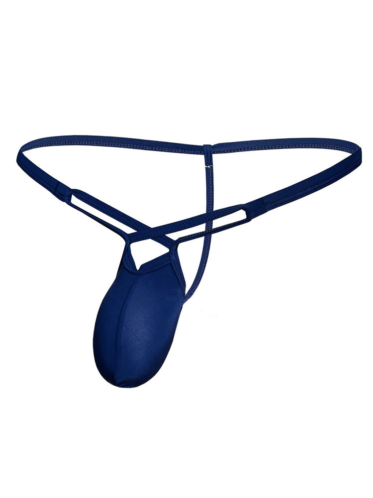 Men's Ultra Thin Ice Silk Low Rise Thong 