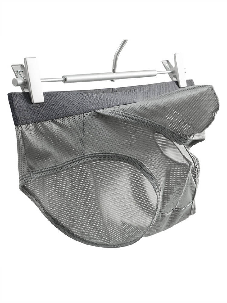 Men's Front-Opening Breathable Ice Silk Briefs