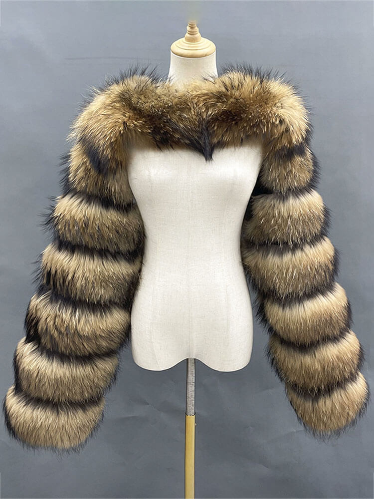 Men's Fashion Sexy Faux Fur Cropped Shawl