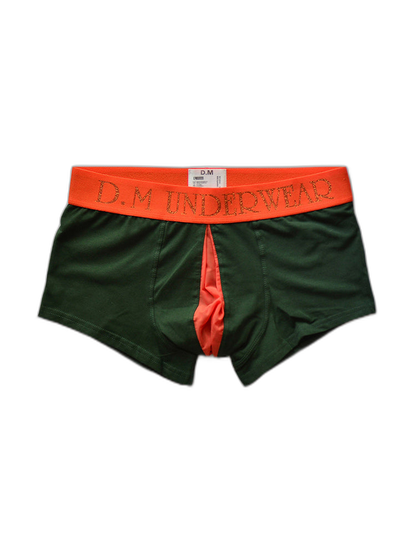2 Pack Men's Mesh Transparent Open-Cut Cotton Mesh Trunks