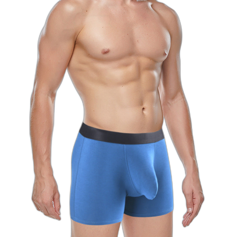 Men's Separate Big Pouch Long Boxer Briefs