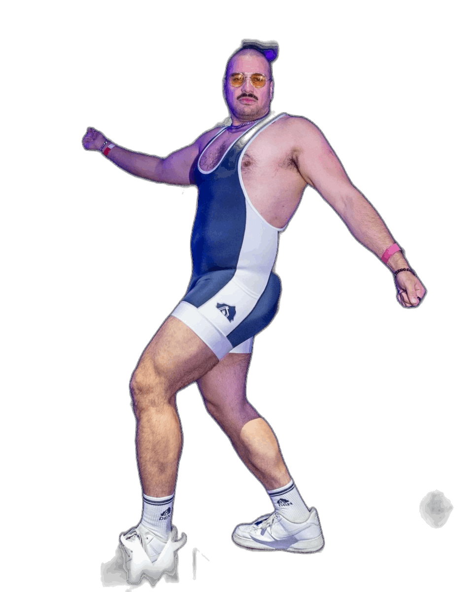 DEN CORE Wrestling Singlet - Navy