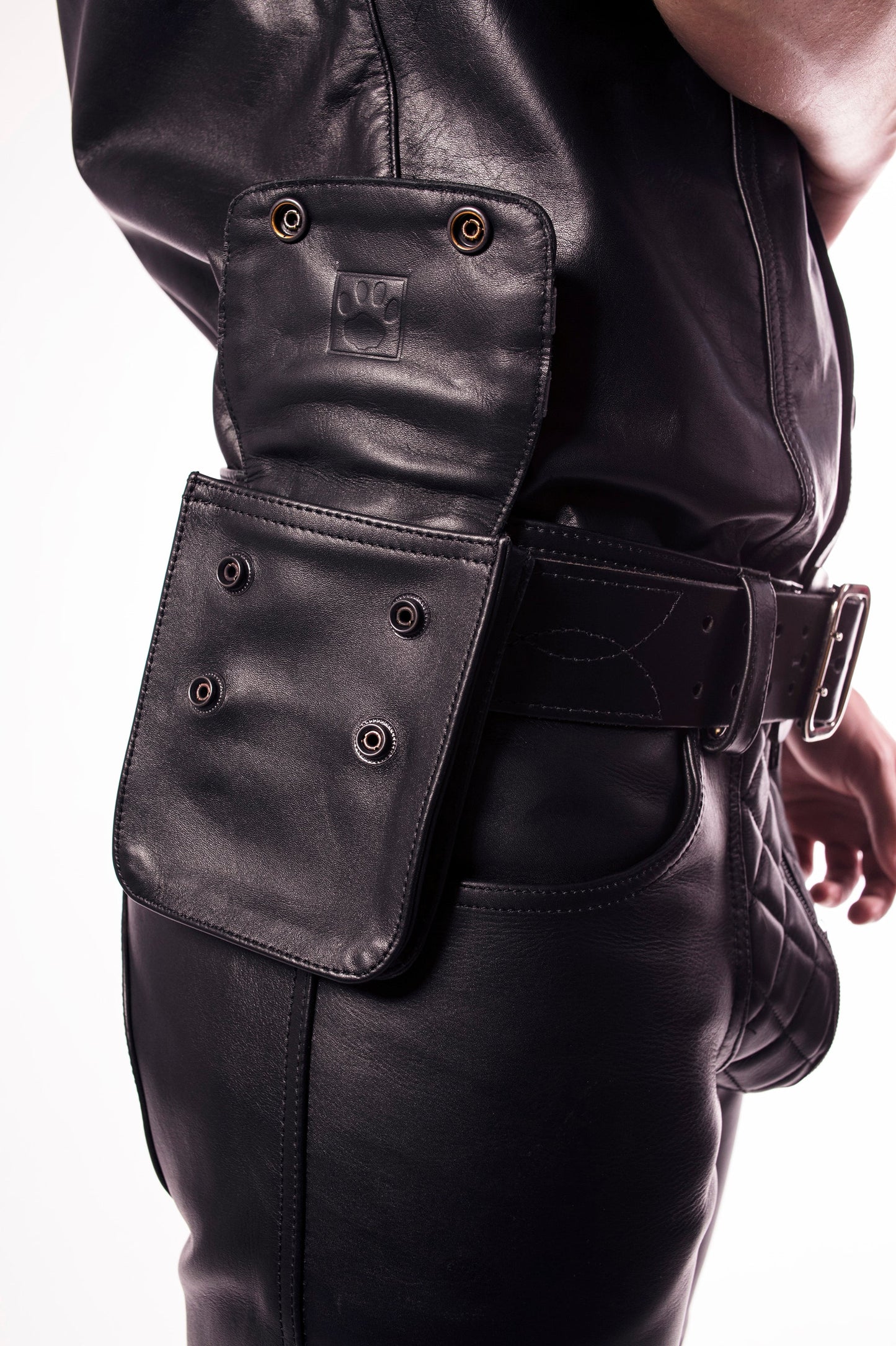 Prowler RED Leather Wallet Black/Grey