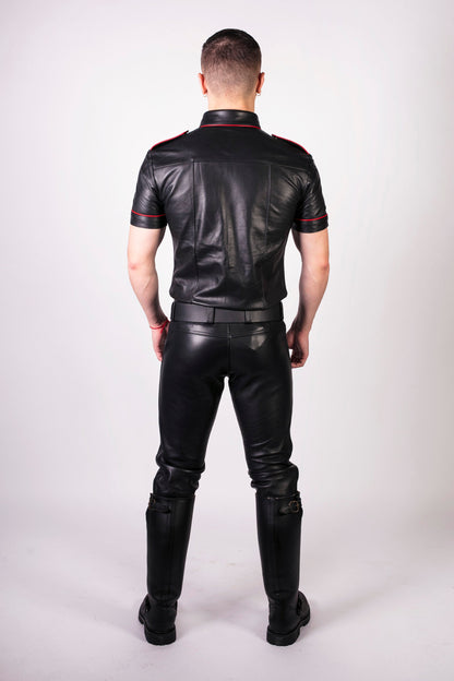 Prowler RED Leather Jeans Classic