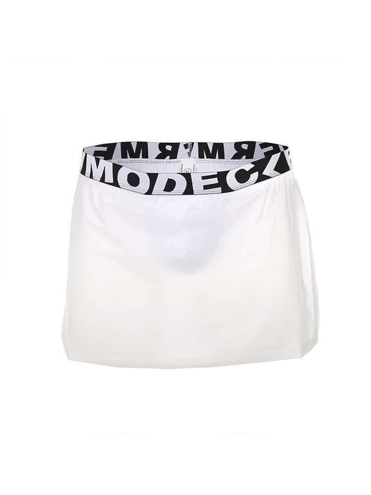Men's Sheer Side-Opening Waterproof Skirt Briefs