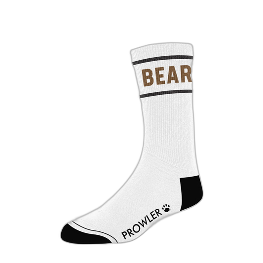Prowler RED Bear Socks Brown White Black