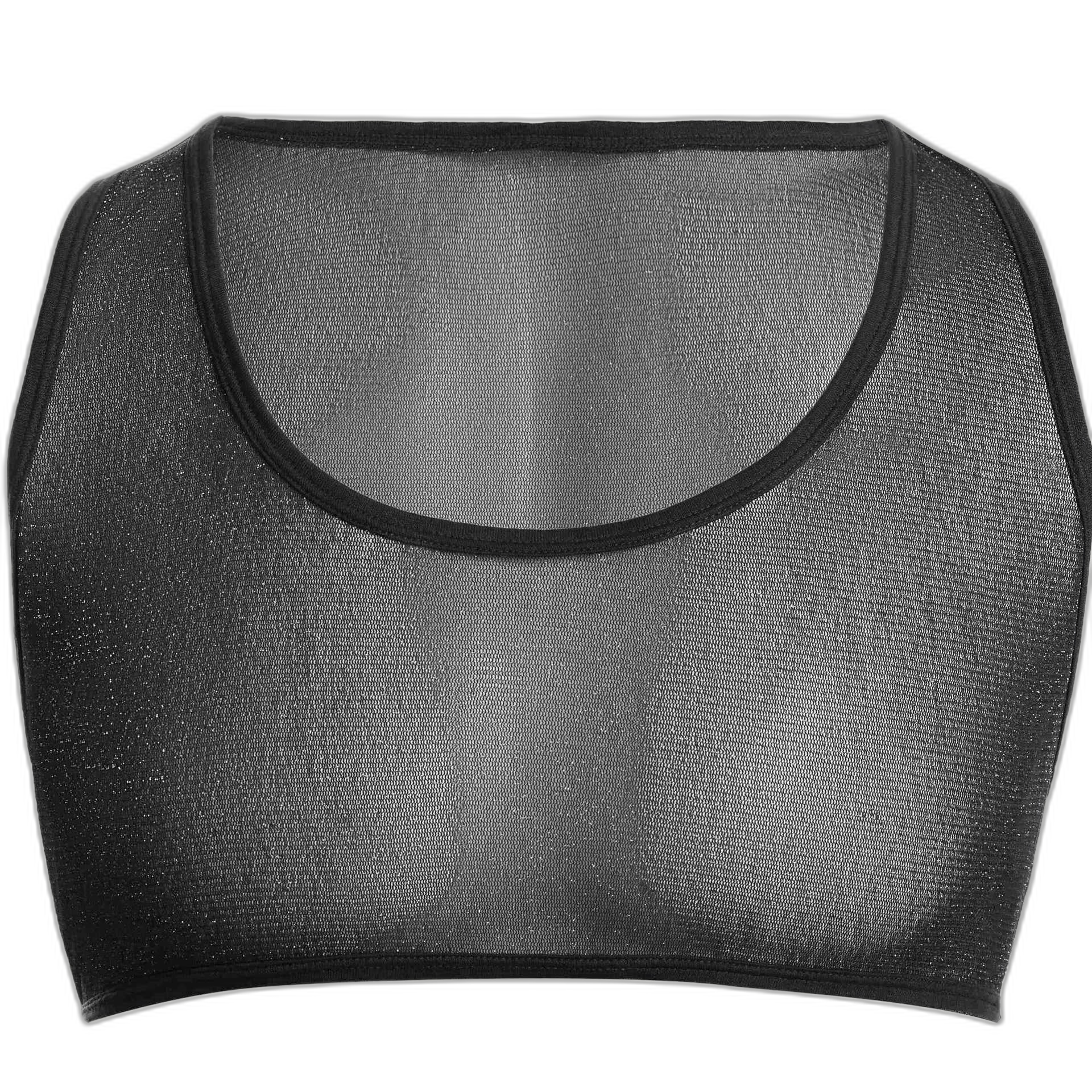 Sheer Glitter Crop Tank