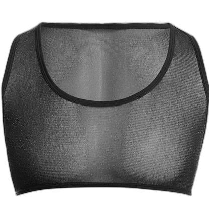 Sheer Glitter Crop Tank