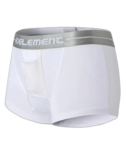 Aoelemen 2 Pack Modal Stretch Separate Pouch Boxer Briefs