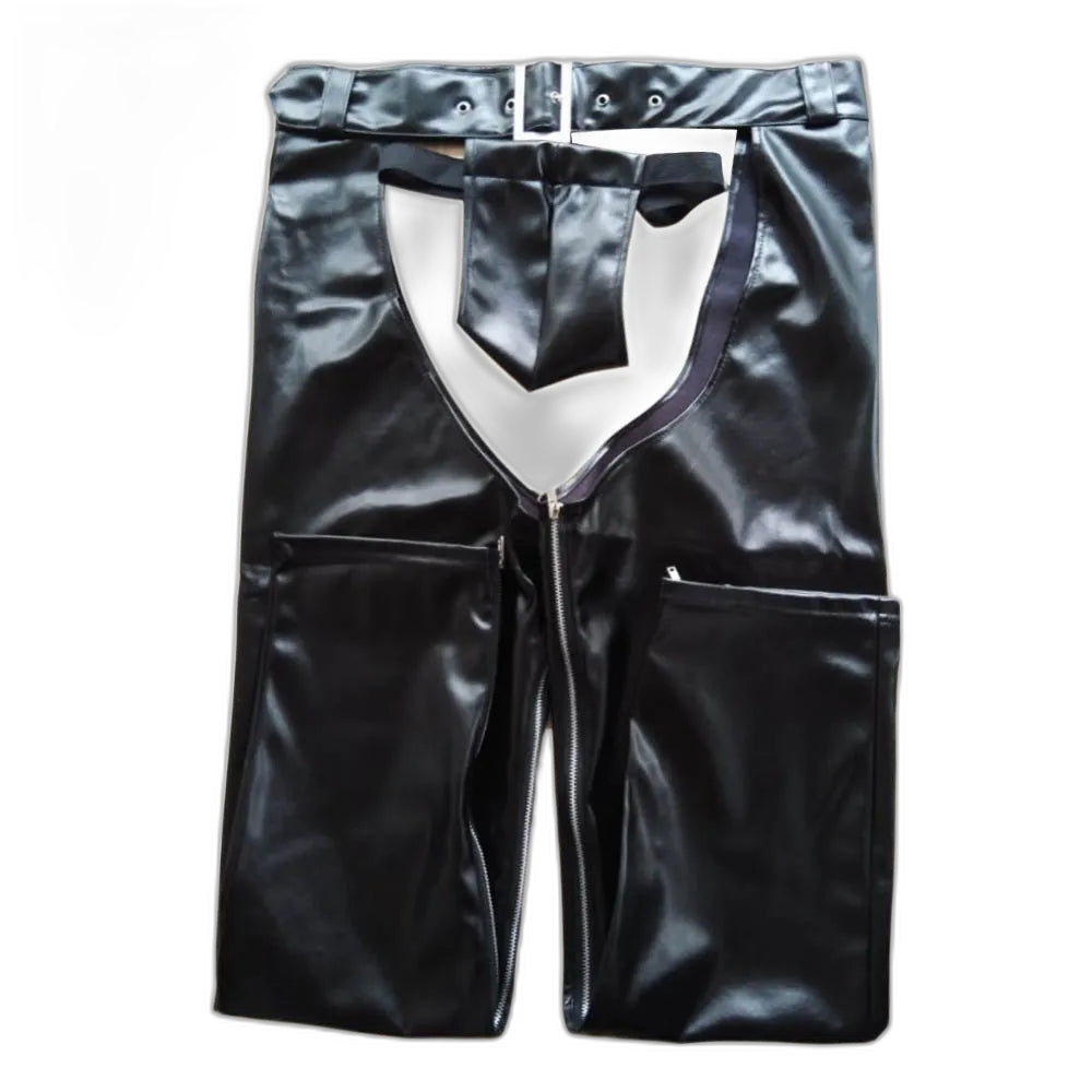 PU Leather Assless Chaps For Men