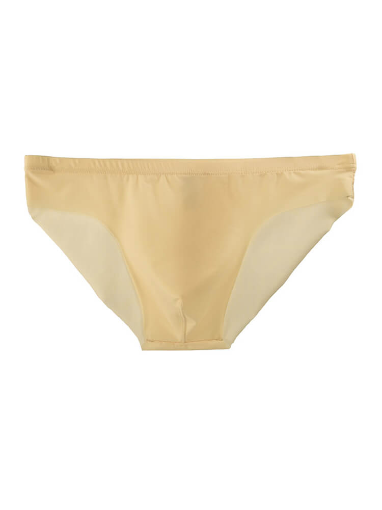 Men's Ice Silk Quick-Dry Thin Transparent Briefs